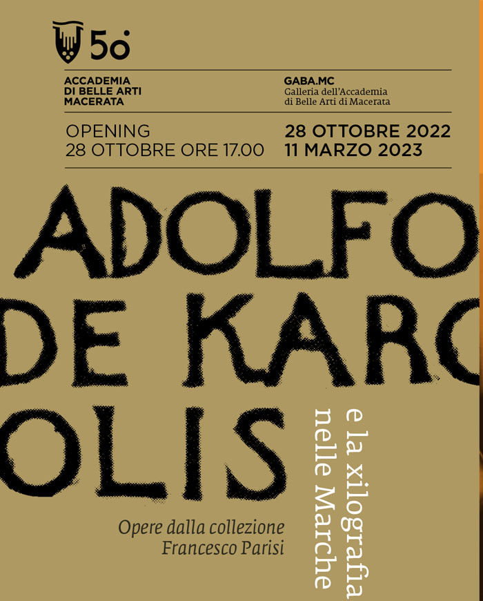ADOLFO DE KAROLIS e la Xilografia nelle Marche