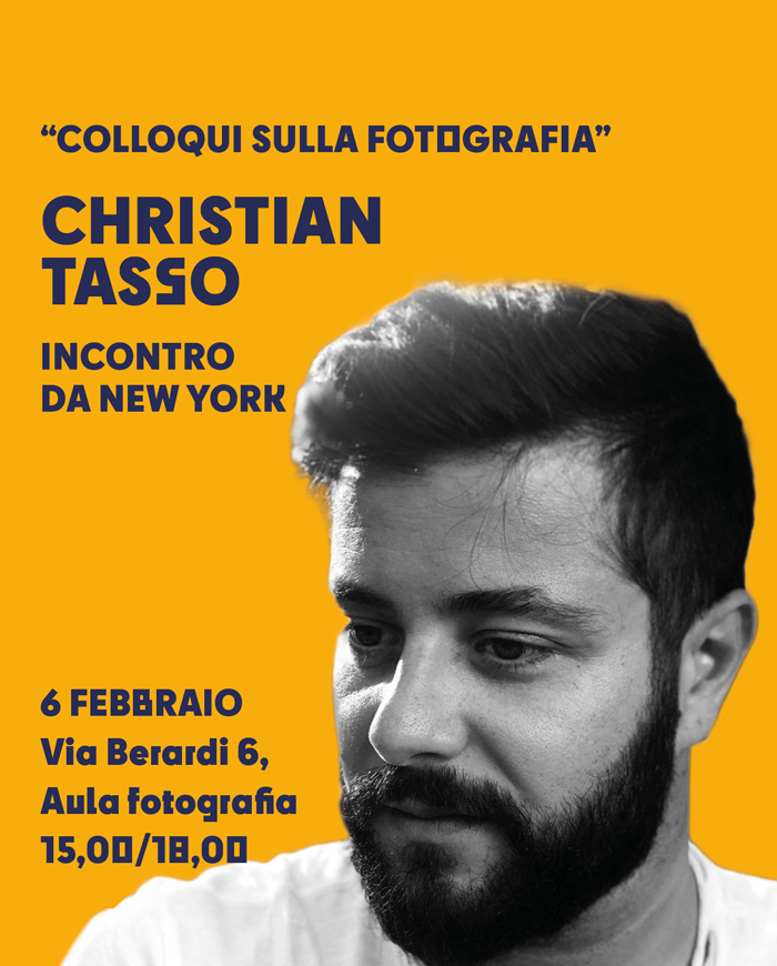 “Colloqui sulla fotografia” da New York incontro con Christian Tasso