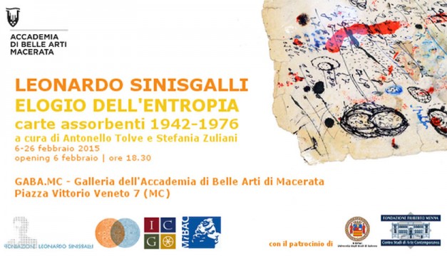 Leonardo Sinisgalli ELOGIO DELL'ENTROPIA Carte Assorbenti 1942-1976