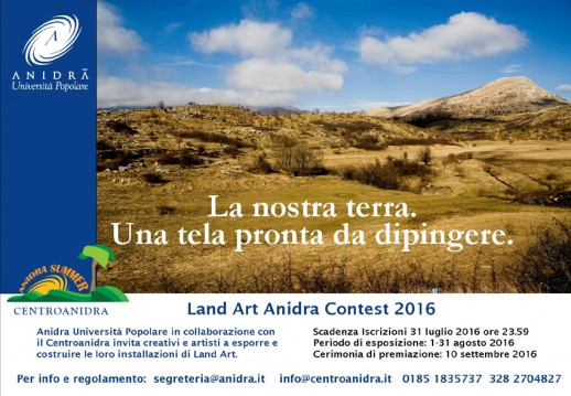 Land Art Anidra Contest 2016 - Anidra Università Popolare